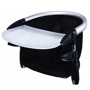 phil&teds | Lobster Clip-On Portable High Chair with Tray in Black